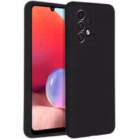Accezz Liquid Silicone Backcover Samsung Galaxy A33 - Zwart
