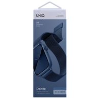 Uniq Dante Mesh Milanese stalen bandje Apple Watch Series 1 t/m 9 / SE (38/40/41 mm) | Series 10 (42 mm) - Cobalt Blue