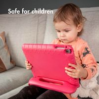 Accezz Kidsproof Backcover met handvat Apple iPad 9 (2021) 10.2 inch / iPad 8 (2020) 10.2 inch / iPad 7 (2019) 10.2 inch - Roze