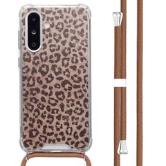imoshion Design hoesje met koord Samsung Galaxy A36 - Leopard Mood