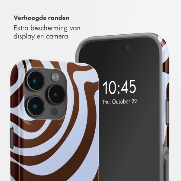 Selencia Vivid Backcover Apple iPhone 15 Pro - Dream Swirl Chocolate