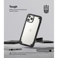 Ringke Fusion X Backcover iPhone 12 (Pro) - Zwart