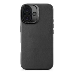 Decoded Leather Backcover MagSafe Apple iPhone 16 - Zwart