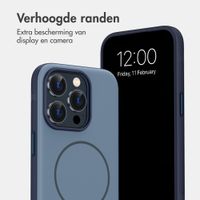 imoshion Color Backcover met Thin MagSafe Ring Apple iPhone 15 Pro - Donkerblauw
