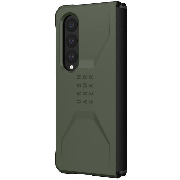 UAG Civilian Backcover Samsung Galaxy Z Fold 4 - Groen