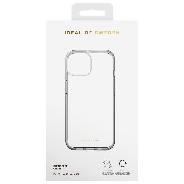 iDeal of Sweden Clear Case iPhone 15 - Transparant