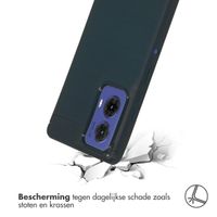 imoshion Brushed Backcover voor de Motorola Moto G85 - Donkerblauw