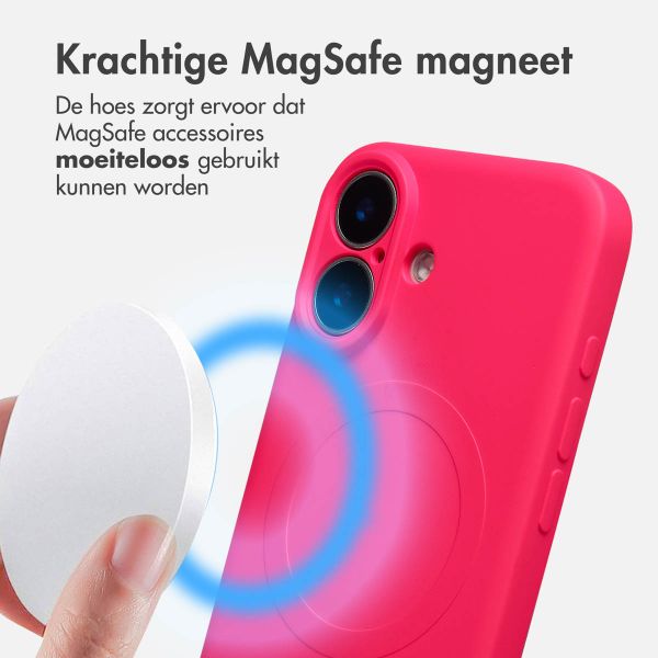 imoshion Color Backcover met MagSafe Apple iPhone 16 - Neon Pink