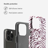 Selencia Vivid Back Cover Apple iPhone 15 Pro Max - Trippy Swirl Dark Rose