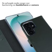 Selencia Echt Leren Bookcase Samsung Galaxy S26 Ultra - Groen