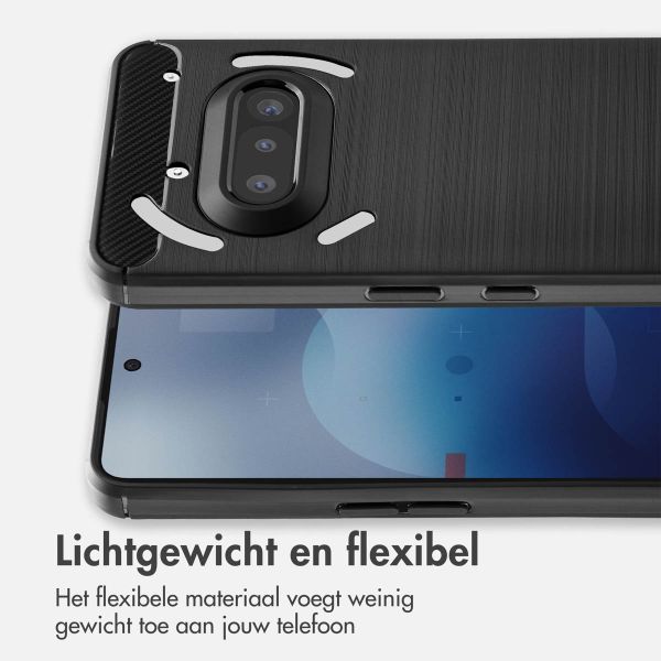 imoshion Brushed Backcover Nothing Phone (3a) - Zwart