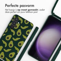 imoshion Siliconen design hoesje met koord Samsung Galaxy S23 FE - Avocado Green