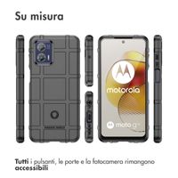 imoshion Rugged Shield Backcover Motorola Moto G73 - Zwart