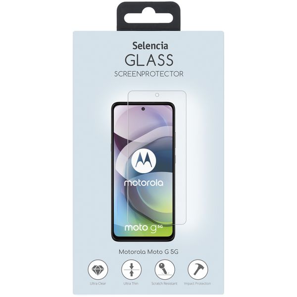 Selencia Gehard Glas Screenprotector Motorola Moto G 5G