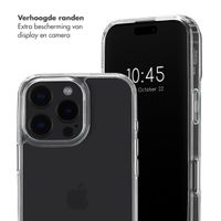 Selencia Backcover met afneembare haakjes Apple iPhone 16 Pro Max - Transparant