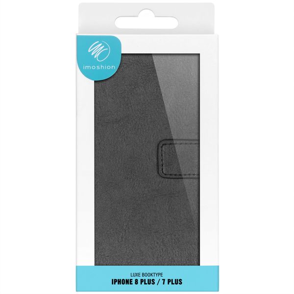 imoshion Luxe Bookcase Apple iPhone 8 Plus / 7 Plus - Zwart