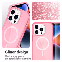 imoshion Sparkle Backcover met MagSafe Apple iPhone 13 Pro - Glitter Roze