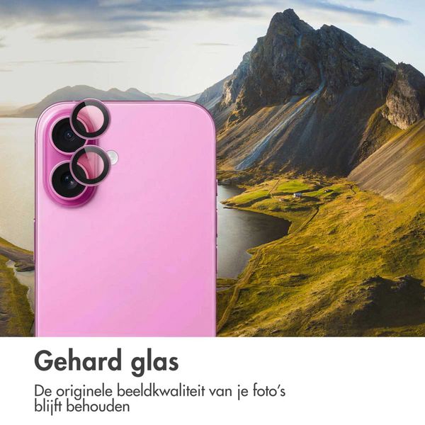 imoshion 2 Pack Camera lens protector Apple iPhone 16 / 16 Plus - Roze