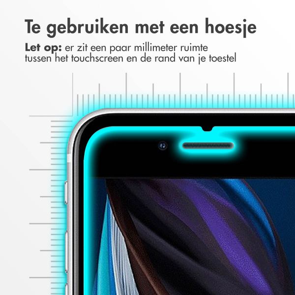 Accezz Gehard Glas Screenprotector Apple iPhone SE (2022/2020)