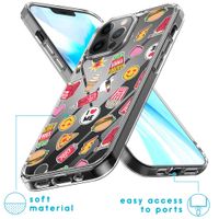 imoshion Design hoesje iPhone 12 (Pro) - Fastfood - Multicolor