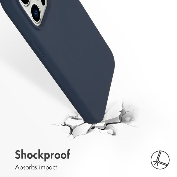 Accezz Liquid Silicone Back Cover Apple iPhone 14 Pro Max - Dark Blue