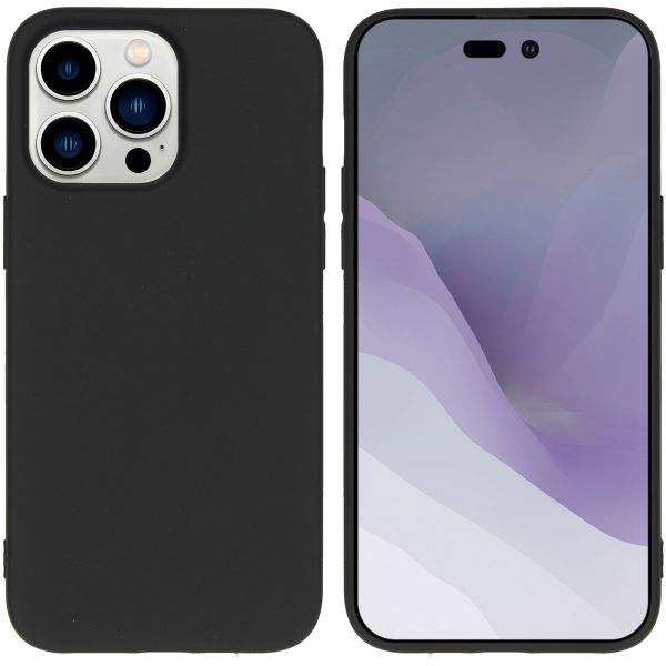 imoshion Color Backcover iPhone 14 Pro Max - Zwart