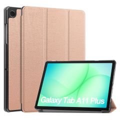 imoshion Trifold Bookcase Samsung Galaxy Tab A11 Plus - Rose Gold