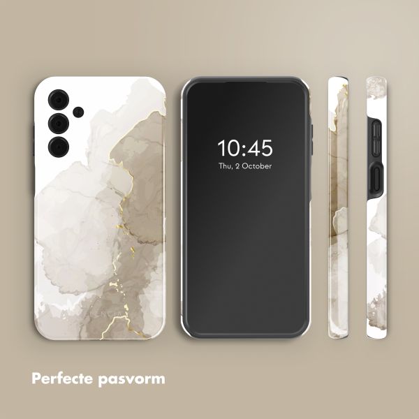 Selencia Vivid Backcover Samsung Galaxy A15 (5G) - Marble Light Brown