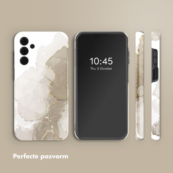 Selencia Vivid Tough Backcover Samsung Galaxy A15 (5G/4G) - Marble Light Brown