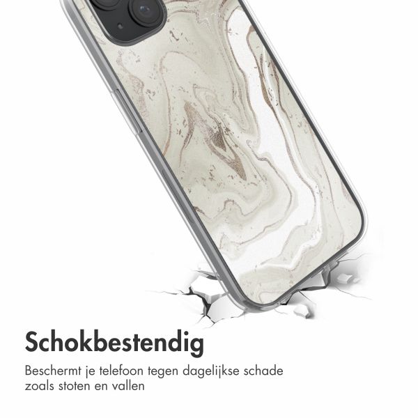 imoshion  Design hoesje iPhone 15 - Sandy Marble