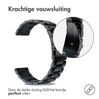 imoshion Stalen bandje  - Universeel 24 mm aansluiting - Zwart