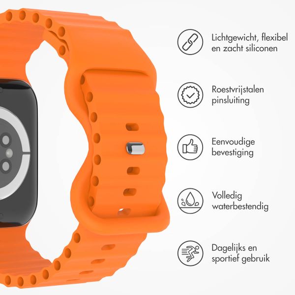 imoshion Athletic siliconenbandje Apple Watch Series 1 t/m 11 / SE / Ultra (44/45/46/49 mm) - Oranje