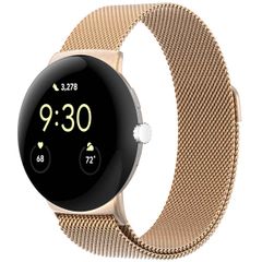imoshion Milanees magnetisch bandje Google Pixel Watch 3 / 4 (45 mm) - Rose Gold