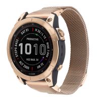 imoshion QuickFit® Milanees bandje Garmin Watch | 22 mm aansluiting - Rosé Goud