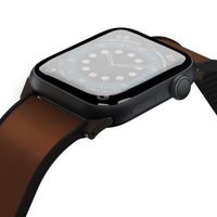 Uniq Straden Waterproof leren bandje Apple Watch Series 1 t/m 11 / SE / Ultra (44/45/46/49 mm) - Toffee