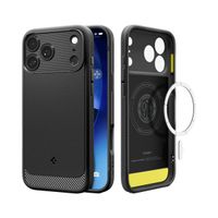 Spigen Rugged Armor Backcover MagSafe Apple iPhone 17 Pro - Matte Black