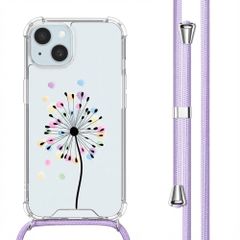 imoshion Design hoesje met koord Apple iPhone 15 - Sandstone Dandelion