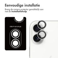 imoshion 2 Pack Camera lens protector iPhone 16 / 16 Plus - Wit