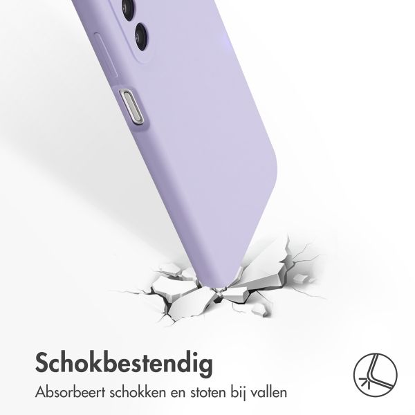 Accezz Liquid Silicone Backcover Samsung Galaxy A26 - Paars