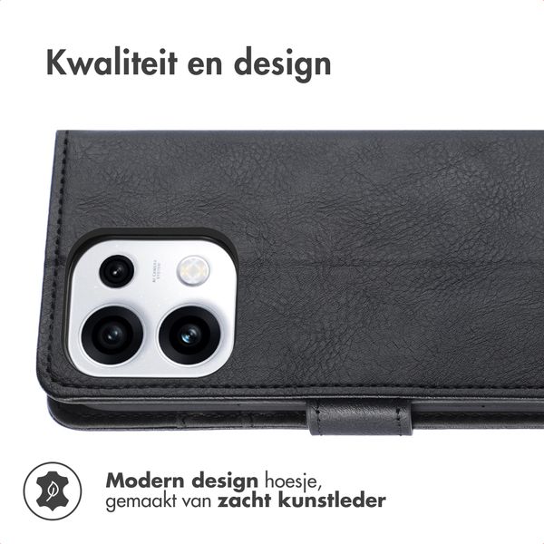 imoshion Luxe Bookcase Oppo Reno 16 / 16 Pro - Zwart