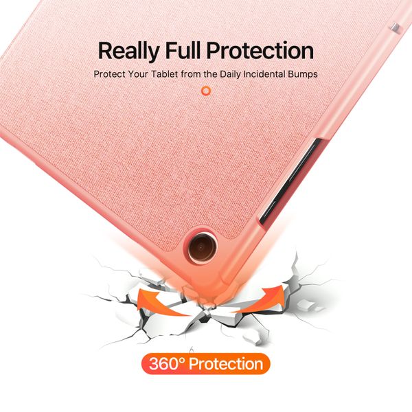 Dux Ducis Domo Bookcase Samsung Galaxy Tab A11 Plus - Roze