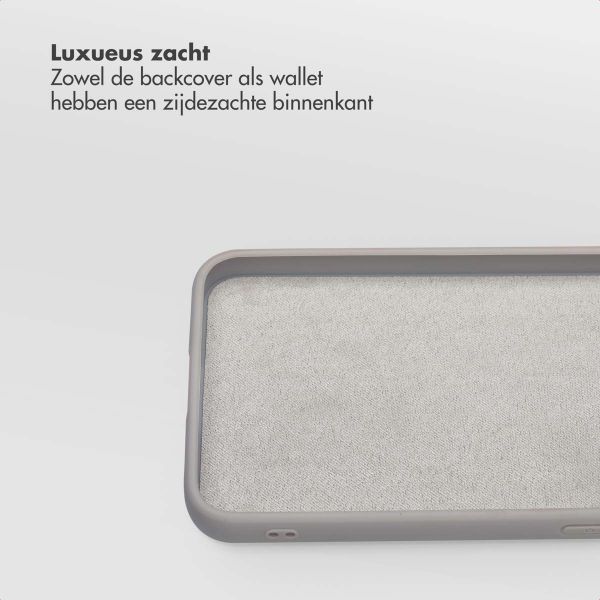 Selencia Olyn Uitneembare Bookcase met MagSafe Samsung Galaxy S24 / S25 - Grijs