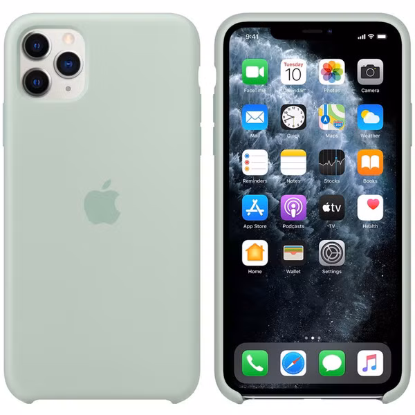 Apple Silicone Backcover Apple iPhone 11 Pro Max - Beryl