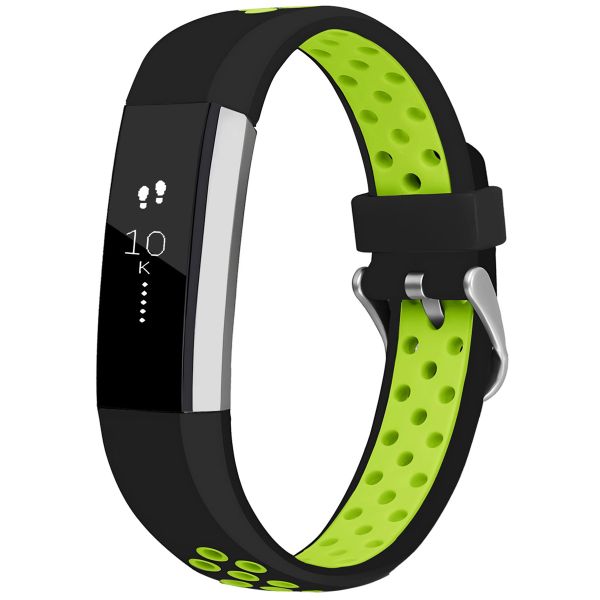 imoshion Siliconen sport bandje Fitbit Alta (HR) - Zwart/Groen