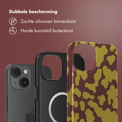 Selencia Vivid Backcover met MagSafe Apple iPhone 14 - Moo'd Olive Dust