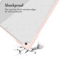 imoshion Trifold Hard Case Book Cover Apple iPad 9 (2021) 10.2 inch / iPad 8 (2020) 10.2 inch / iPad 7 (2019) 10.2 inch - Pink