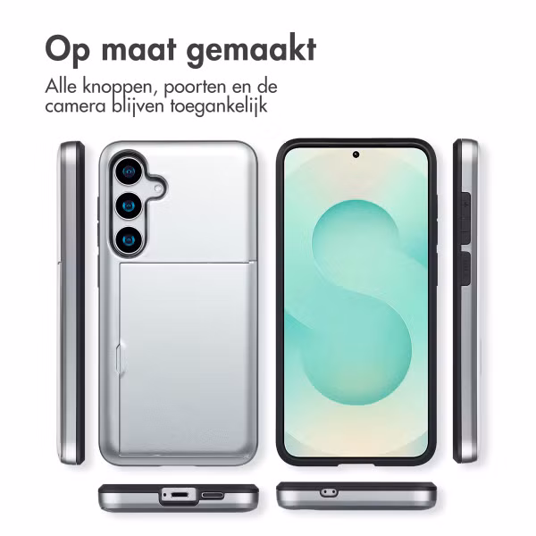 imoshion Backcover met pasjeshouder Samsung Galaxy S25 Plus - Grijs