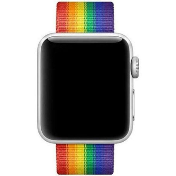 Apple Sport Loop Band Apple Watch Series 1 t/m 9 / SE (38/40/41 mm) | Series 10 (42 mm) - Multicolor