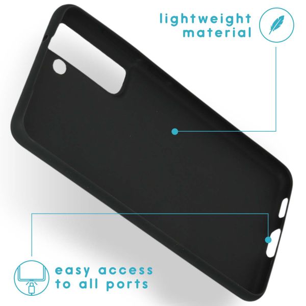 imoshion Color Backcover Samsung Galaxy S21 FE - Zwart