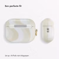 Selencia Vivid Case Apple AirPods Pro 3 - Desert Waves Beige